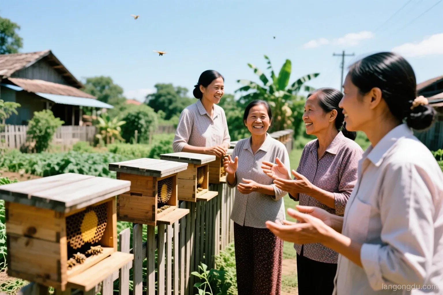 Lỗi năm đầu khi cả xóm cùng nuôi ong dú