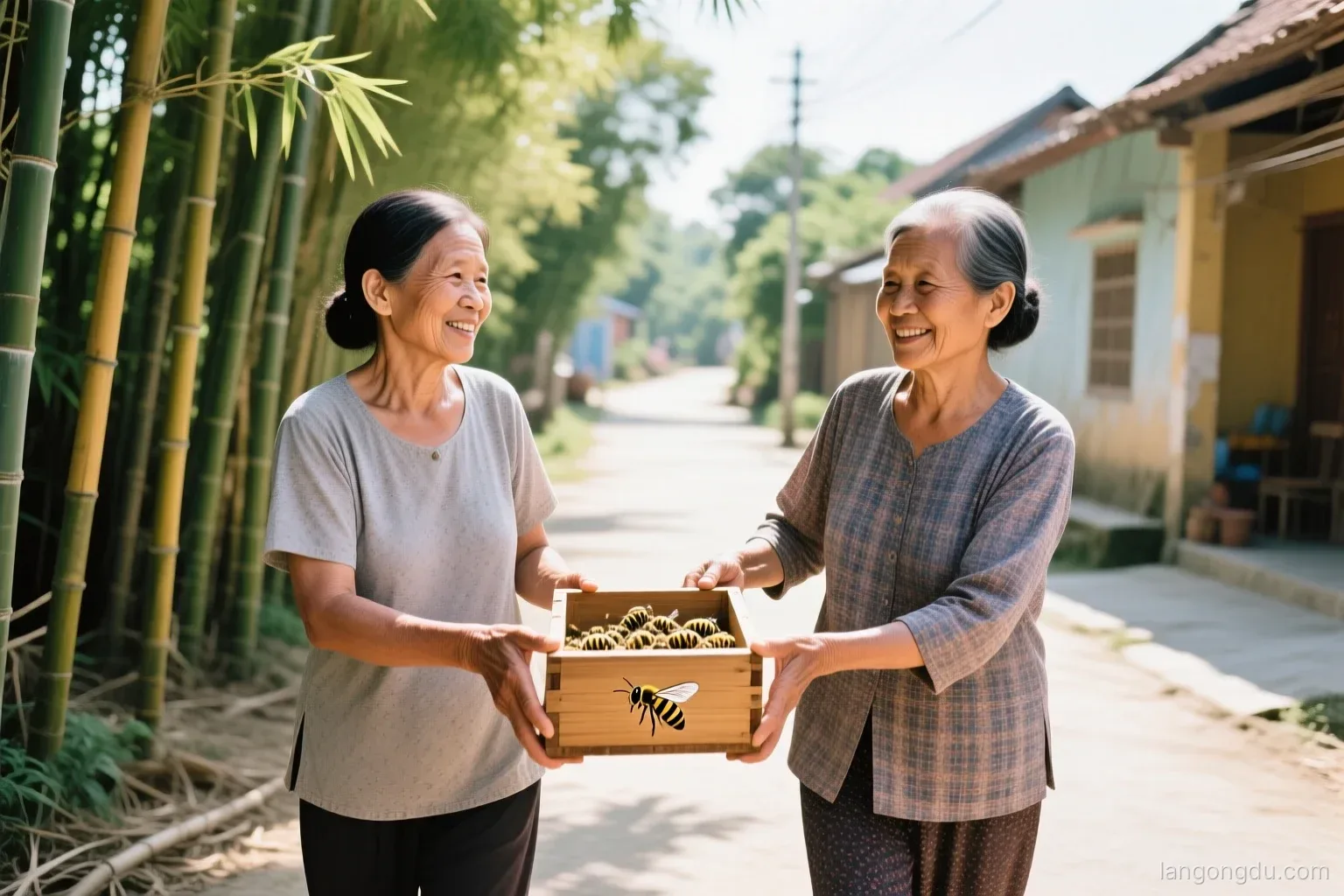 Nuôi vài tổ ong dú nhiều năm trong xóm: giữ nghề chung